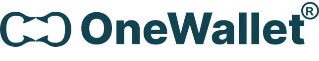 One wallet logo